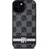 Samsung Galaxy S24 DKNY Odinis Dėklas Checkered Mono Pattern & Printed Stripes (DKHCS24SPCPTSSK) juodos spalvos