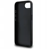 Dėklas DKNY Repeat Texture Pattern with Tonal Stripe for Apple iPhone 16e juodos spalvos