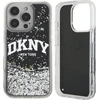 DKNY DKHCP16XLBNAEK Apple iPhone 16 Pro Max 6.9″ juodos spalvos kietas dėklas Liquid Glitter Arch Logo
