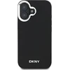 DKNY DKHMP14SPSCMCLK Apple iPhone 14 6.1″ juodos spalvos kietas dėklas Plain Logo MagSafe