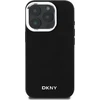 DKNY DKHMP14XPSCMCLK Apple iPhone 14 Pro Max 6.7″ juodos spalvos kietas dėklas Plain Logo MagSafe
