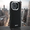 DKNY DKHMP16XPSCMCLK Apple iPhone 16 Pro Max 6.9″ juodos spalvos kietas dėklas Plain Sidabrinis Logo MagSafe