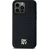 Samsung Galaxy S24 DKNY Odinis Dėklas Pattern Metal Logo MagSafe (DKHMS24SPSHRPSK) juodos spalvos