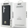 Samsung Galaxy S24 DKNY Odinis Dėklas Pattern Metal Logo MagSafe (DKHMS24SPSHRPSK) juodos spalvos