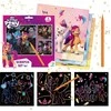Dodo ZDRAPKA ARTYSTYCZNA MY LITTLE PONY Rinkinys DO MALOWANIA METODĄ SCRATCH