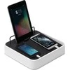 Bluelounge Sanctuary4 doko stotelė su USB įkroviklis 4 baltiems įrenginiams