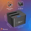 Dokavimo stotis Fideco 2x 2.5''/3.5'' SATA – USB 3.2 Gen 1 (YBZ04-S2-U3)