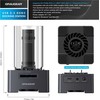 GRAUGEAR G-M2DK-CR-10G doko stotelė do dysków twardych USB 3.2 Gen 2 (3.1 Gen 1) Type-C Pilka
