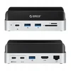 „Orico MiniDock 10-in-1“ prijungimo stotelė su SSD kietojo disko lizdu – „Sidabrinis“