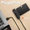 Dokavimo stotis Qoltec Adapteris SATA USB SSD HDD 2,5'' 2 viename USB-C 3.1 5Gb/s REAGLE DISKO PERĖJIMAS KABELIS DISKUI