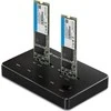 QOLTEC 50310 Drive Docking Station 2x SSD M.2 SATA / NGFF / USB Type C