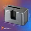 Doko stotelė Reagle Doko stotelė DYSKU SSD HDD SATA 2,5'' 3,5'' NVME M.2 USB ADAPTER KLONUJĄCY
