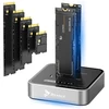 Doko stotelė Reagle Stacja klonująca dysk SSD NVME PCIe M.2 USB-C 3.2 M2 Adapteris do 4TB 20gbps