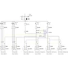 DV-6442-D Pastato skirstomoji plokštė TD-S/FI 32A 16A 4x230V Schuko Doktorvolt 6442