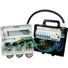 DV-7266-D Statybinė skirstomoji įranga TR-S/FI 32A 2x16A 4x230V SKH Schuko Doktorvolt 7266