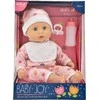 WORLD Lėlių pasaulis LĖLIŲ PASAULIS BABY JOY LĖLĖ 38 CM - ROŽINIS APRANGA