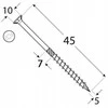 Fiksatorius Domax 617001/882101, žalvario, 250 mm, Ø 16 mm