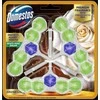 DOMESTOS Aroma Lux Baltas Rose &amp; Žalias Tea Tree Oil tualeto blokas 3 x 55 g