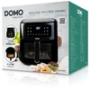 Gruzdintuvė beztłuszczowa Domo DOMO DO1134FR Gruzdintuvė beztłuszczowa 1500W, 6 L, juoda