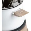 DOMO DO736F Fondue 1500 W valdymo lemputė, 8 medinės fondiu šakutės, balta