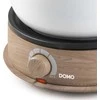 DOMO DO736F Fondue 1500 W valdymo lemputė, 8 medinės fondiu šakutės, balta