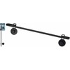Domoletti AMALFI TOWEL HOLDER 60 CM Matinis Juodas