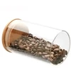 Domoletti JAR STORAGE ROUND GLAS W BAMBO LID 1.1L