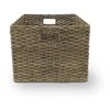 Domoletti BASKET 40X40X30CM METAL/SEAGRASS