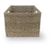 Domoletti BASKET 40X40X30CM METAL/SEAGRASS