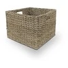 Domoletti BASKET 40X40X30CM METAL/SEAGRASS