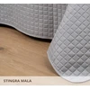 Domoletti BEDSPREAD MICRO 160X220 CM SQUARES Pilkas