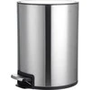 Šiukšliadėžė Domoletti BIN ROUND WITH PEDAL T-Y24712SS 12L SATI