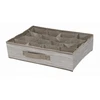 Domoletti BOXSTORAGE 9 GRID 30X30X10CM BEIGE TEXT
