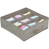 Domoletti BOXSTORAGE 9 GRID 30X30X10CM BEIGE TEXT