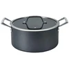 Puodas DOMOLETTI Juodas MODERN, 20 cm, 2,5 l