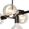 Lubinis šviestuvas Domoletti CEILING LIGHT ANARI LM-8.146 8XE27 Juodas