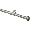 Domoletti CURTAIN ROD SET MAT CHROME 200MM D16
