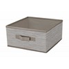 Domoletti BOXSTORAGE 30X30X15 CM Pilkas TEXTILE