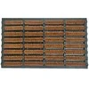 Domoletti DOOR MAT RUBBER WIRE BRUSH 45X75 20MM