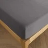 Domoletti FITTED SHEET SATEEN 140X200+25 Pilkas