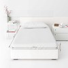 Domoletti Domoletti Fitted Sheet Sateen 140X200x25 cm Baltas