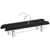 Domoletti RUBBER COATED HANGER LSR023 Juodas 2 PCS