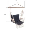 Domoletti HAMMOCK CHAIR 70237 Juodas