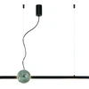 Domoletti 24W LED pakabinamas šviestuvas ANAIS, juodos/žalios sp., 3000K, 4300900
