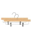 Domoletti WOODEN PANTS HANGER LST017 NATURAL 2PCS