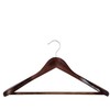 Domoletti WOODEN HANGER LSN015-A DARK WOOD 2 PCS