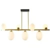 Pakabinamas šviestuvas Lampa wisząca Domoletti PENDANT LIGHT RAILE H52CM 7XG9 GOLD