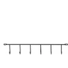 Domoletti HANGER 6 HOOKS 370X59X39 Juodas 0309560