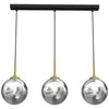 Lubinis šviestuvas Lampa wisząca Domoletti PENDANT LIGHT BURSA 3XE14 LINE BL/GOLD