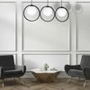 Lubinis šviestuvas Lampa wisząca Domoletti PENDANT LIGHT KONYA 3XE14 Juodas/Baltas